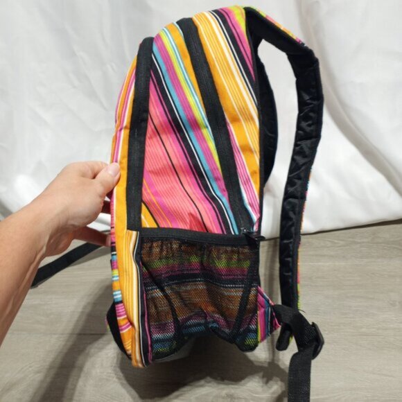 Roxy Colorful Spell Out Backpack - Picture 2 of 12